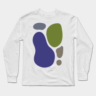 Zen Blobs - River Pebbles Long Sleeve T-Shirt